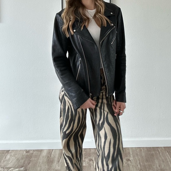 Reformation Veda Bad Leather Jacket - Picture 5 of 6